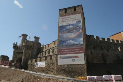 El castillo de los Templarios de Ponferrada.