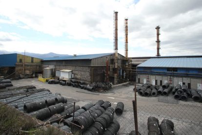 Instalaciones de Roldán en Santo Tomás de las Ollas, cerca de Ponferrada. L. DE LA MATA