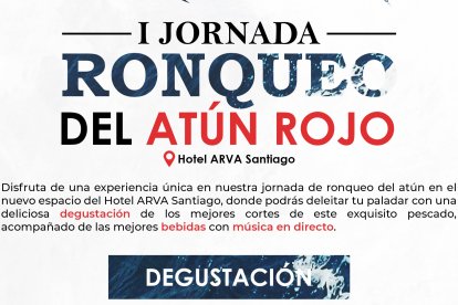 Cartel de la I Jornada Ronqueo del atún rojo. DL