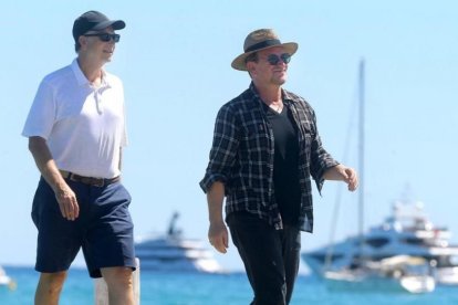 Bono y Bill Gates en Saint Tropez.