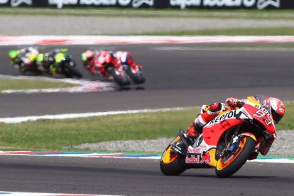 Marc Márquez se mostró muy superior al resto de rivales en el Gran Premio de Argentina. JIMÉNEZ