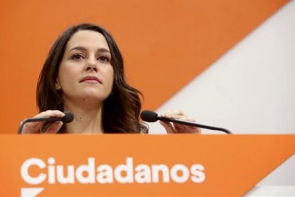 La líder de Ciutadans, Inés Arrimadas.