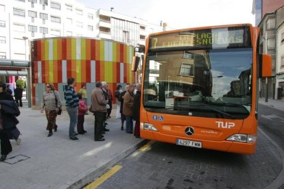 Imagen de archivo de un autobús urbano de Ponferrada.