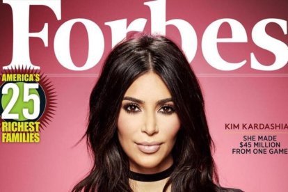 Kim Kardashian, portada de 'Forbes' .