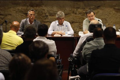 Alejandro Vaquera, Juan Francisco García Marín y José Manuel Trabado. FERNANDO OTERO