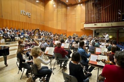 La Orquesta Sinfónica de TVE.