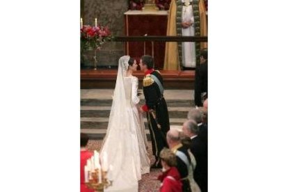 Los príncipes de Dinamarca el día de su boda