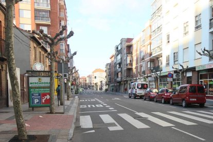 Punto de la avenida de Mariano Andrés en el que se produjo el atropello.