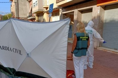 La Guardia Civil, durante las pesquisas. GC