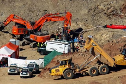 Operativos del rescate del niño Julen.