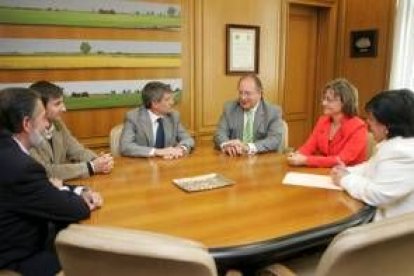 Luis Ameijide, Francisco Gutiérrez, Francisco Fernández, Eduardo Fernández y Mercedes Fernández