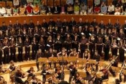 La Orquesta y Coro de la Universidad Autónoma de Madrid, en una foto de archivo