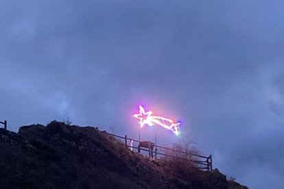 Estrella en el MIrador de  las Cigüeñas de San Emiliano. DL