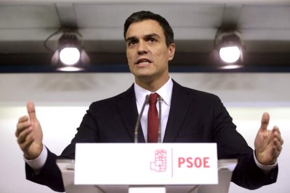 El secretario general del PSOE, Pedro Sánchez.