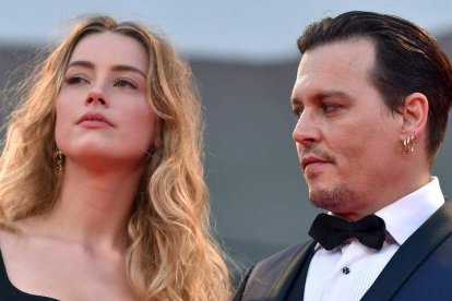 Amber Heard y Johnny Depp, en una de sus últimas apariciones juntos en 2016. ETTORE FERRARI