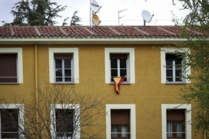 Fachada del edificio donde se encuentra la sede de la Fundación Francisco, en la calle de Concha Espina de Madrid.