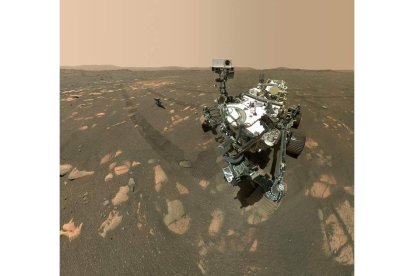 El rover Perseverance se tomó una foto con el helicóptero Ingenuity Mars. NASA