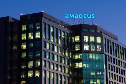 Edificio de Amadeus en Madrid.