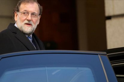 Mariano Rajoy, este miércoles en el Congreso.