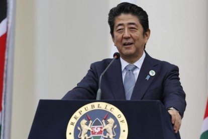 Shinzo Abe, primer ministro de Japón.