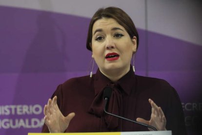 La secretaria de Estado de Igualdad, Ángela Rodríguez. FERNANDO ALVARADO