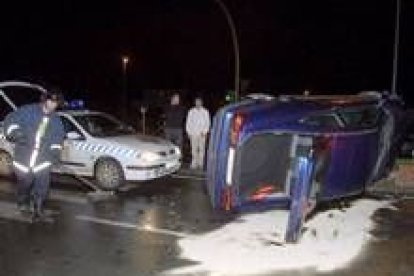 La foto de archivo muestra uno de los más de mil accidentes de tráfico registrados en Ponferrada