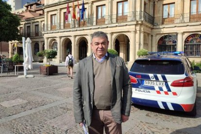 El candidato de Ciudadanos a la Alcaldía de León, Justo Fernández. DL