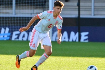 Iván Morante es un habitual en al selección sub-18 tras su paso destacado por la sub-17. ANA BELÉN RUIZ JEREZ