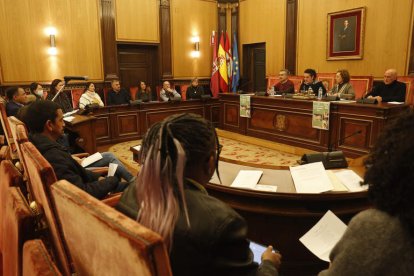 Acto institucional por el Día del Migrante en León. FERNANDO OTERO