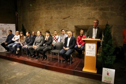 El concejal de Deportes, José María López Benito, durante la presentación de la prueba.