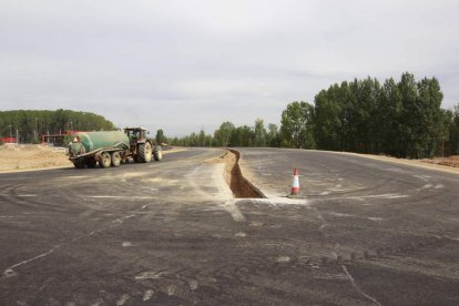 Las obras del acceso Sur avanzan y están próximas a su finalización.