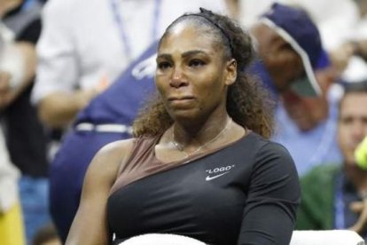 ​Serena Williams no oculta su tristeza tras perder la final del US Open