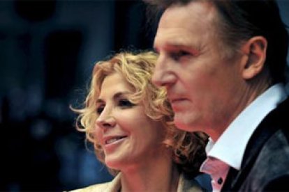 El actor irlandés Liam Neeson y su esposa, la actriz británica Natasha Richardson.