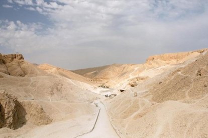Panorámica del Valle de los Reyes, en Luxor.