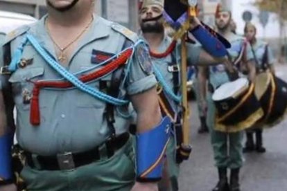 Un desfile de la Legión.