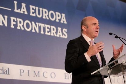 Intervención del ministro Luis de Guindos en el foro la Europa sin fronteras.