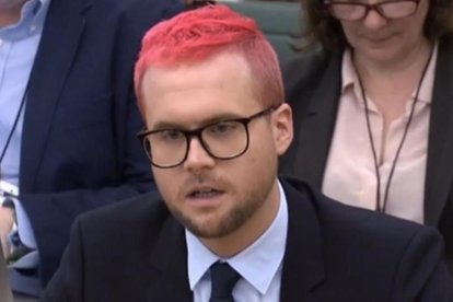 Christopher Wylie, durante su declaración.