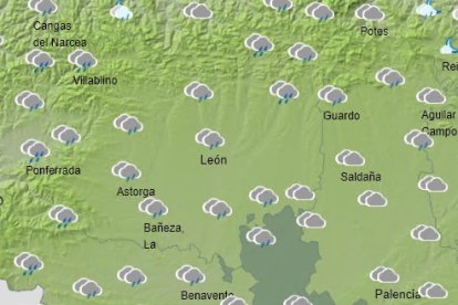 Predicción del tiempo para hoy, 25 de diciembre, en León. AEMET