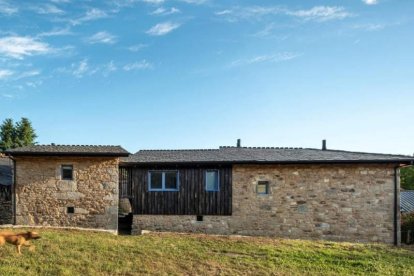 La vivienda ganadora, en el municipio orensano de San Xoán. DL