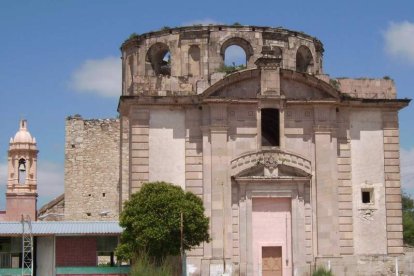 Hacienda catedral en Guanamé, en el estado de San Luís Potosí.