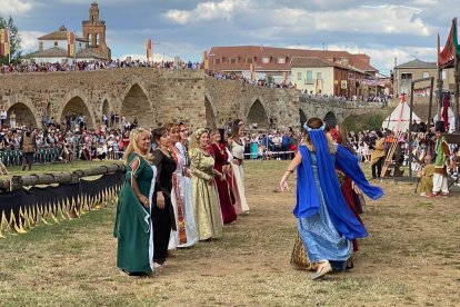 Recinto medieval donde se han celebrado las justas. MIGUEL F. B.