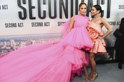 Jennifer Lopez, en el estreno en Nueva York de Second Act