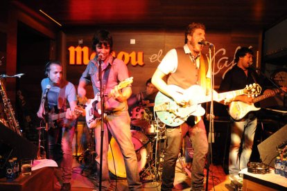 El grupo leonés, en un concierto anterior precisamente en el Gran Café de León.