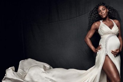 Serena Williams presume de embarazo en su cuenta de Instagram.