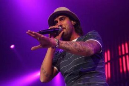 Melendi en el concierto que ofreció en el León Arena hace dos años con su anterior gira.