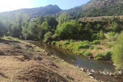 Zona de baño donde se proyecta la playa fluvial de Villaseca. ARAUJO