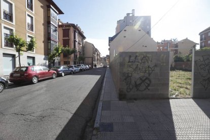 Calle San Pedro en el barrio del Ejido. JESÚS F. SALVADORES