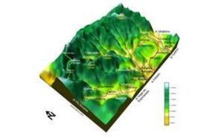 Uno de los cuarenta mapas que conforman este nuevo libro sobre el Bierzo