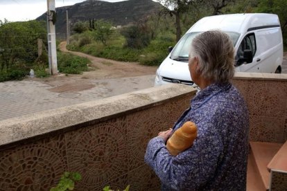 Foto del camino donde desapareció Gabriel