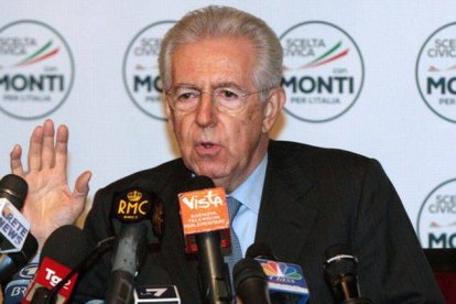 Monti, este viernes, en una rueda de prensa.